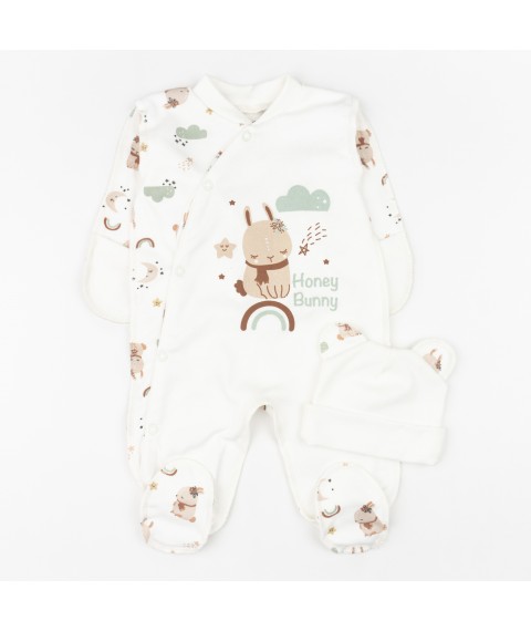 Комплект в роддом шапка  Bunnies  Dexter`s  Белый
 d940з-нв  62 см (d940з-нв)