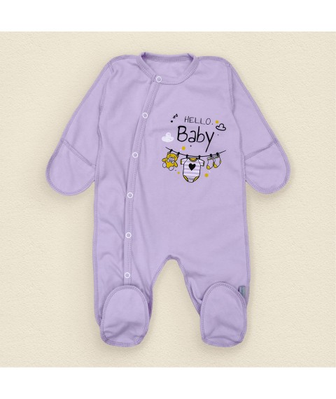 Hello Baby Dexter`s Man made of natural light fabric Violet 114 56 cm (d114х-лв)