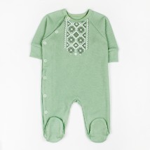 Sleep for newborns with embroidered print olive Dexter`s Green d114vf-ol 68 cm (d114vf-ol)