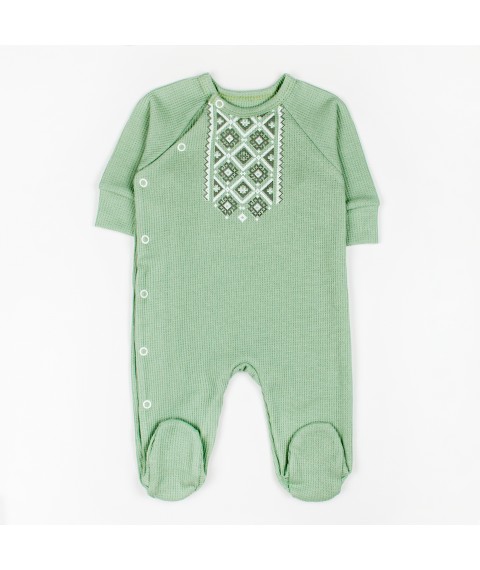 Sleep for newborns with embroidered print olive Dexter`s Green d114vf-ol 74 cm (d114vf-ol)