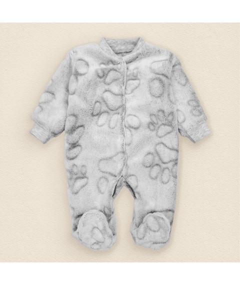 Welsoft overalls for newborns Lapki Dexter`s Gray 12-16 50 cm (d12-16lp)