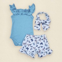 Grace Dexter`s stylish set for girls body shorts Blue 10-58 86 cm (d10-58bb)