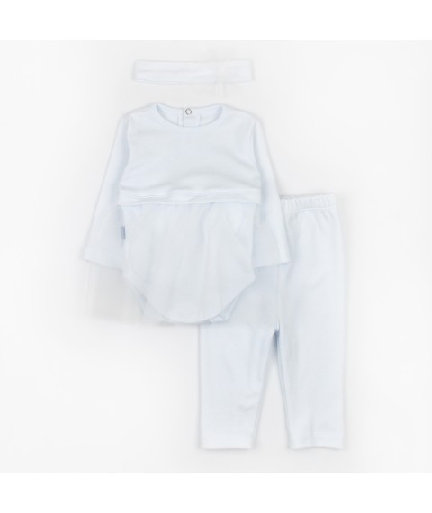 Dexter`s Dexter`s girl's festive set of body, pants and bandage White d9-54b 80 cm (d9-54b)