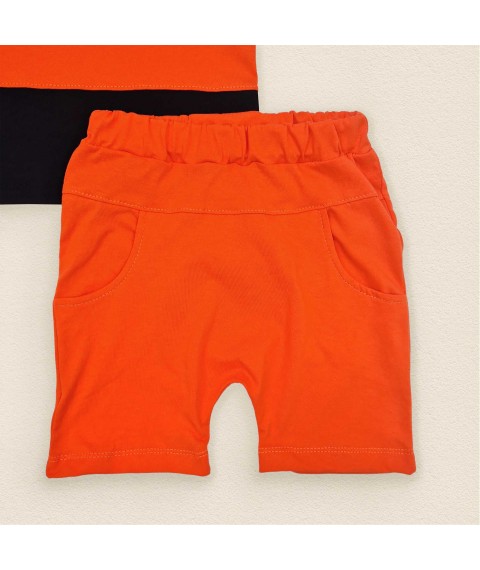Комплект кулир для детей Stripes  Dexter`s  Белый;Черный;Оранжевый d150мк  92 см (d150мк)