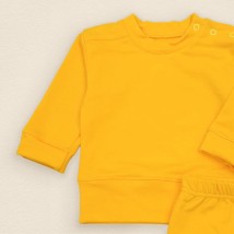 Однотонний дитячий костюм джемпер та штани   Dexter`s  Жовтогарячий 360  86 см (d360ор)