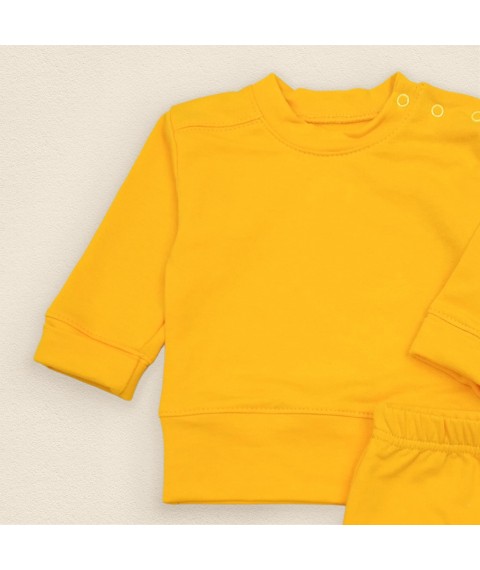 Детский однотонный костюм джемпер и штаны  Dexter`s  Оранжевый 360  68 см (d360ор)