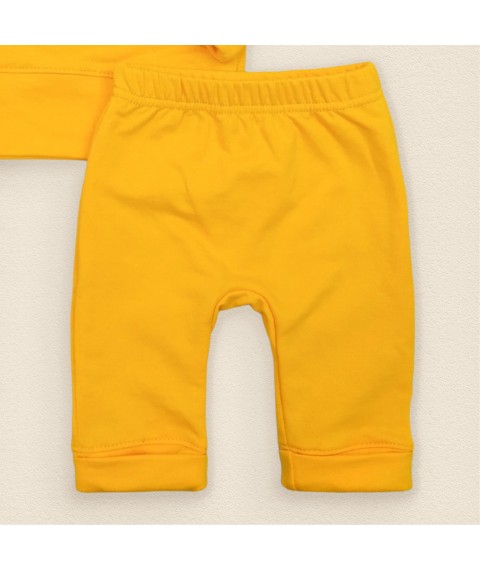 Однотонний дитячий костюм джемпер та штани   Dexter`s  Жовтогарячий 360  86 см (d360ор)