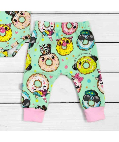 Crazy Donuts Dexter`s Menthol set with bodysuit pants; Pink 307 86 cm (d307pc)