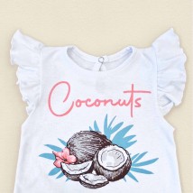 Комплект для дівчинки на літо Coconut  Dexter`s  Білий;Різнокольоровий d127кс-нв  98 см (d127кс-нв)