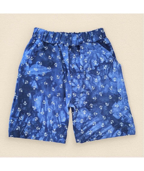 Dexters CLUB Dexter`s shorts set for a boy Dark blue; White 129 110 cm (d129дкс-б)