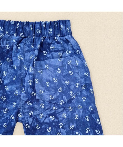 Dexters CLUB Dexter`s shorts set for a boy Dark blue; White 129 110 cm (d129дкс-б)