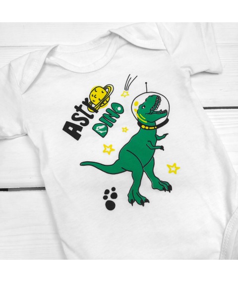 Dexter`s moon 128 80 cm bodysuit and shorts with DINO print (d128-1dn-ln)