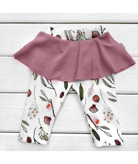 Set for a newborn girl Botanic Dexter`s White; Pink 9-52 80 cm (d9-52-1 unit)