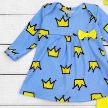 Комплект туника штанишки и повязочка My Crown  Dexter`s  Голубой;Желтый 9-53  62 см (d9-53кр-ж)