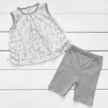 Set for a girl blouse and skirt Malena Gray 926sr 80 cm (926sr)