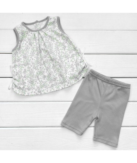 Set for a girl blouse and skirt Malena Gray 926sr 86 cm (926sr)