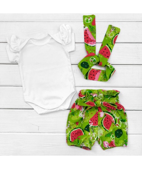 Body shorts and bandage Watermelon Dexter`s Green; White 10-56 86 cm (d10-56ar-nv)