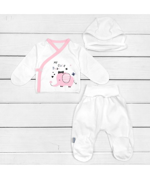 Eli Dexter`s 3 to 1 newborn set White; Pink 187 62 cm (d187sl-rv)
