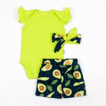 Комплект с повязкой для девочки Avocado  Dexter`s  Зеленый d125ав-сл  68 см (d125ав-сл)