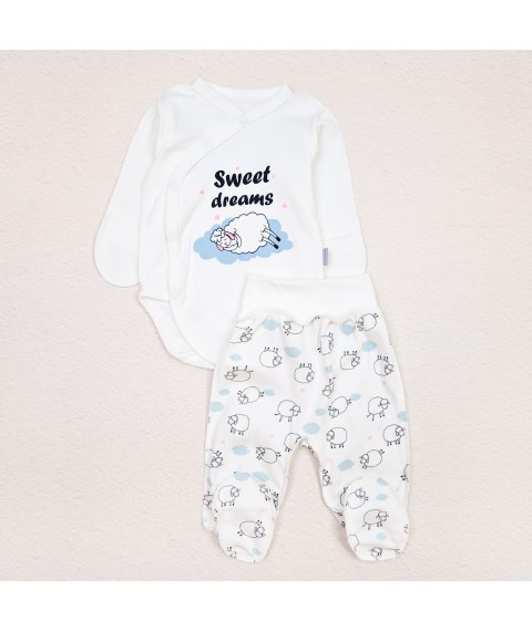 Cute Lambs Dexter`s Baby Romper Set White d978ov 56 cm (d978ov)