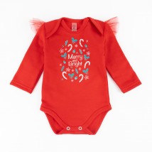 Праздничный комплект для девочки 3в1 с юбкой Marry and Bright  Dexter`s  Червоний d3-51-58  74 см (d3-51-58)