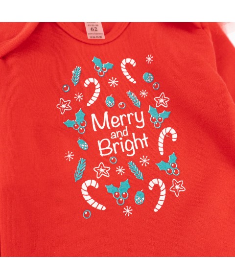 Праздничный комплект для девочки 3в1 с юбкой Marry and Bright  Dexter`s  Червоний d3-51-58  62 см (d3-51-58)