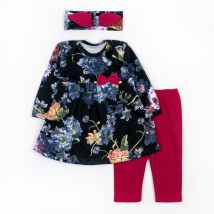 Nursery set Fashion with burgundy inserts Dexter`s Dark blue; Burgundy d9-53 62 cm (d9-53ts-br)