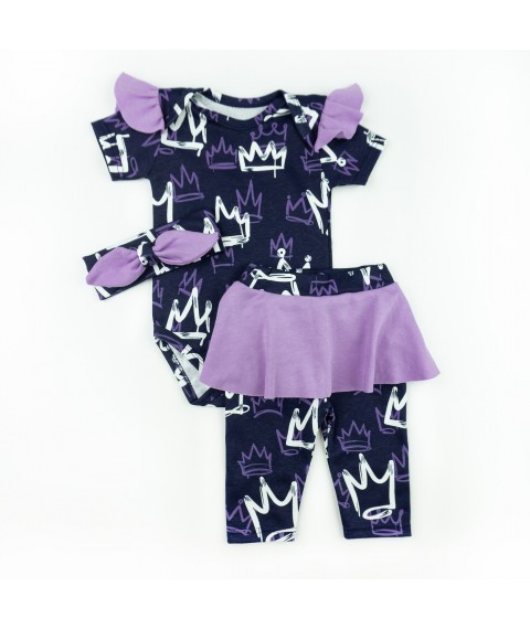 Amazing Dexter`s Leggings and Headband Dark Blue; Purple d9-52 62 cm (d9-52-1kr-ts)