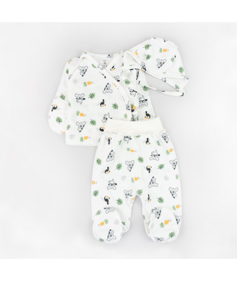 Комплект для малышей 3 в 1 футер  Koala  Dexter`s  Молочний d387кл-нв  56 см (d387кл-нв)