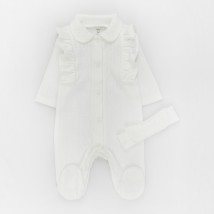 Комплект 2-х предметный человечек с повязкой для девочки Air Cloud  Dexter`s  Белый d21-38-2дв  62 см (d21-38-2дв)