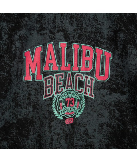 Комплект для девочки футболка и шорты MALIBU  Dexter`s  Черный 130541  122 см (130541)