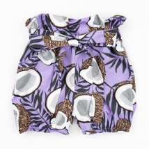 Комплект боді шорти пов'язочка CocoGirl  Dexter`s  Білий;Фіолетовий d10-56к-лв  74 см (d10-56к-лв)