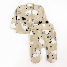 Флисовый костюм для малышей Sheep  Dexter`s  Бежевий d803-4бр  62 см (d803-4бр)