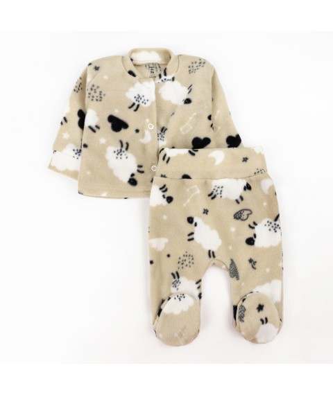 Флисовый костюм для малышей Sheep  Dexter`s  Бежевий d803-4бр  62 см (d803-4бр)