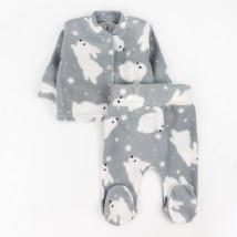 Флисовый костюм для малышей Bunnies  Dexter`s  Серый d803-4зц  62 см (d803-4зц)
