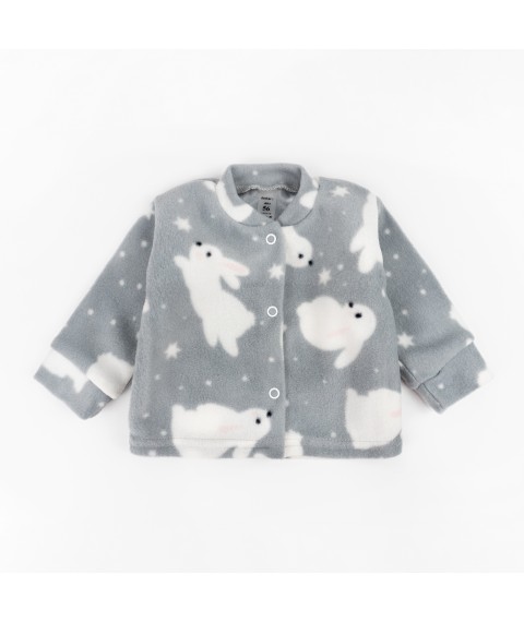 Флисовый костюм для малышей Bunnies  Dexter`s  Сірий d803-4зц  62 см (d803-4зц)