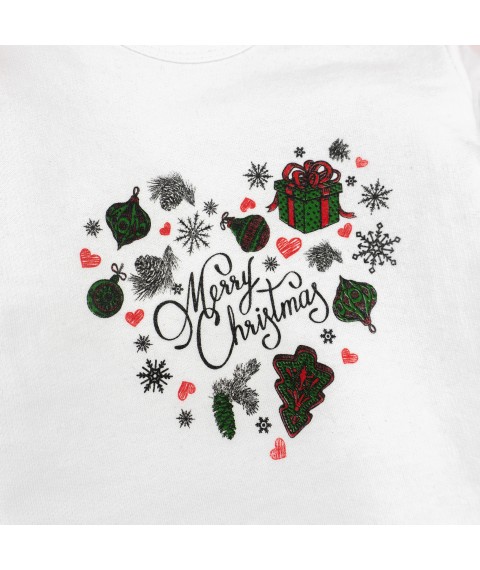 Боді з фатіновой спідницею Christmas  Dexter`s  Білий;Червоний 3-51  68 см (d3-51б-нгтг)