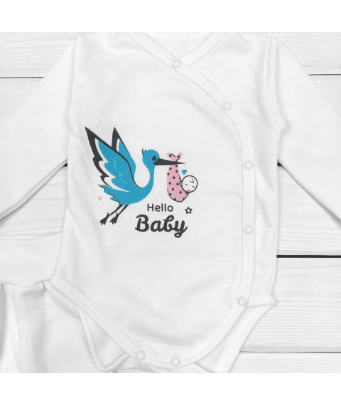 Набор для ребенка с боди и штанами Hello Baby  Dexter`s  Молочный 345  68 см (d345-1айс-мл)
