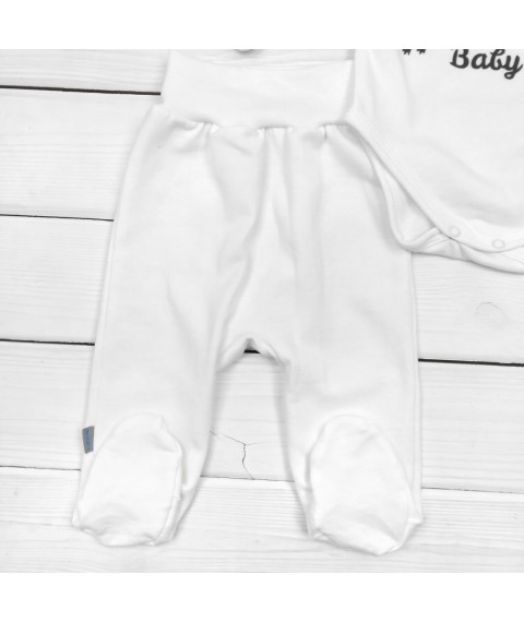 Hello Baby Dexter`s baby set with bodysuit and pants Milk 345 68 cm (d345-1ais-ml)