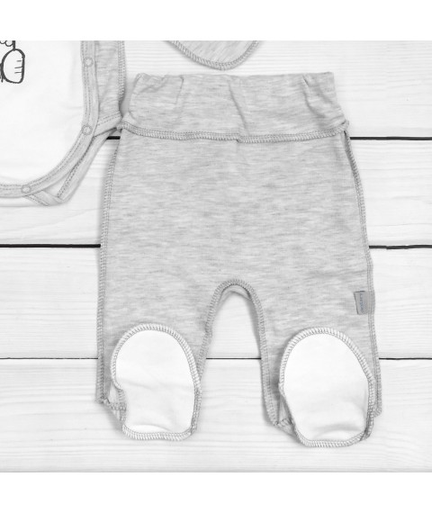 Set for babies with Dexter`s Tiger print Gray; White 345 62 cm (d345tg-sr)