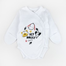Комплект для новонароджених боді+повзуни Woof    Молочний d978вф-нв  56 см (d978вф-нв)