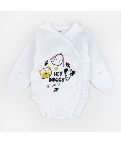 Комплект для новонароджених боді+повзуни Woof    Молочний d978вф-нв  56 см (d978вф-нв)