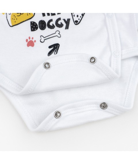 Комплект для новонароджених боді+повзуни Woof    Молочний d978вф-нв  56 см (d978вф-нв)