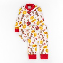 Cinnamon Dexter`s Printed Bodysuit and Pants Set for Kids Red; White 978 86 cm (d978кц-б-нгтг)