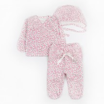 Комплект для новорожденной Lady  Malena  Розовый 9-029  62 см (К9-029)