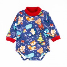 Christmas Fox Dexter`s golf bodysuit with pants Purple; Red 307 74 cm (d307ls-f-ngtg)