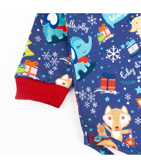 Комплект боді гольф зі штанами Christmas Fox  Dexter`s  Фіолетовий;Червоний d307лс-ф-нгтг  80 см (d307лс-ф-нгтг)