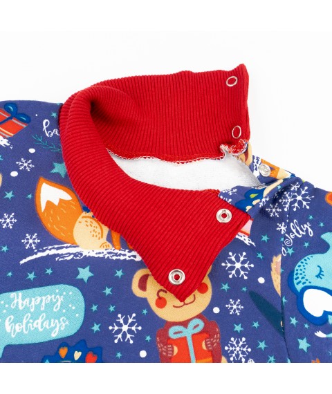 Комплект боді гольф зі штанами Christmas Fox  Dexter`s  Фіолетовий;Червоний d307лс-ф-нгтг  80 см (d307лс-ф-нгтг)