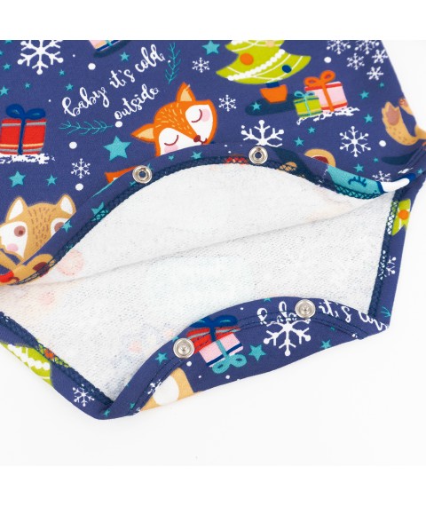 Комплект боді гольф зі штанами Christmas Fox  Dexter`s  Фіолетовий;Червоний d307лс-ф-нгтг  80 см (d307лс-ф-нгтг)