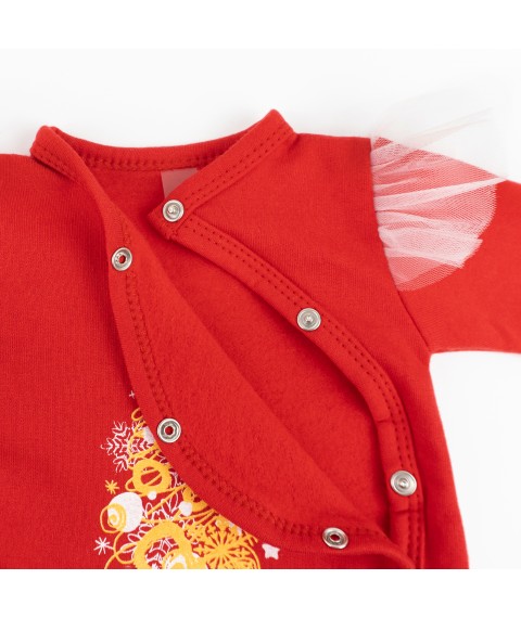 Новогодний детский набор с фатином Merry Christmas gold  Dexter`s  Красный d345мр-кр-нгтг  62 см (d345мр-кр-нгтг)